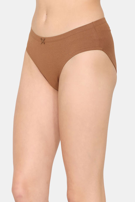 Rosaline Cotton Comfort Medium Rise Full Coverage Hipster Panty (Pack of 3) - Multicolor — image 12